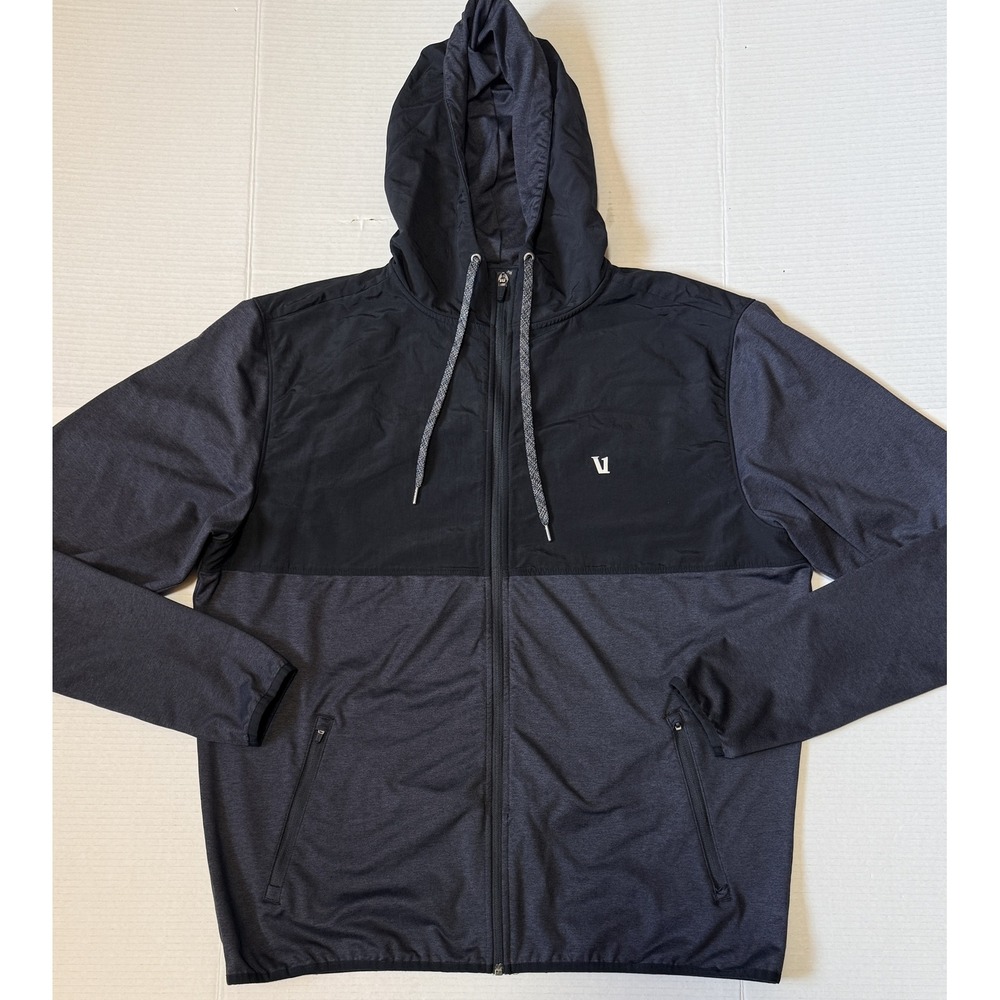 VUORI Sunday Element - Men's Jacket - Tech Performance Colorblock Hooded - 2XL*
